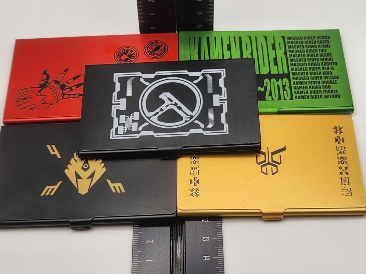 Amazon.co.jp: ライダー 名刺ケース&名刺 電王 龍騎 オーズ クウガ